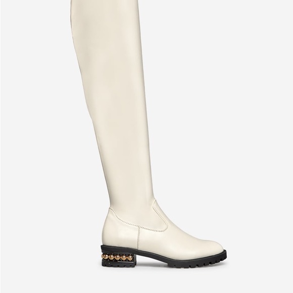 New in Box Bradana Bone Tall Flat Boot, 5.5 - Picture 2 of 6